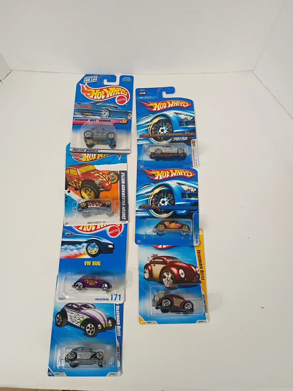 7 Hot Wheels Beatles Volkswagen Bran New
